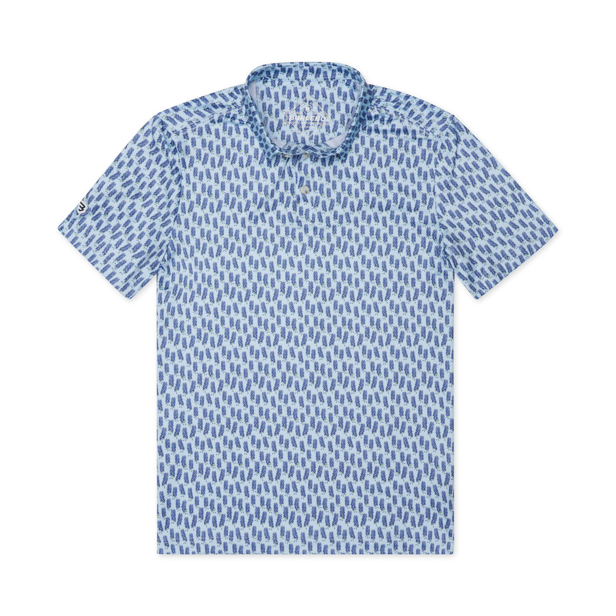 Bluebonnets Performance Polo by Burlebo