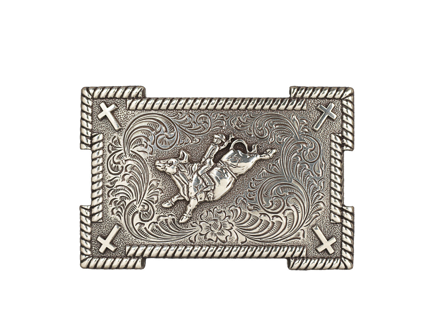 Nocona Boys Rectangle Buckle Bullrider Cross