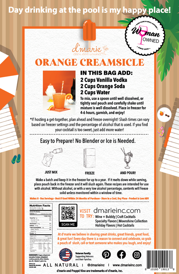 Craft Cocktail Slush Mix- D'Marie Inc.