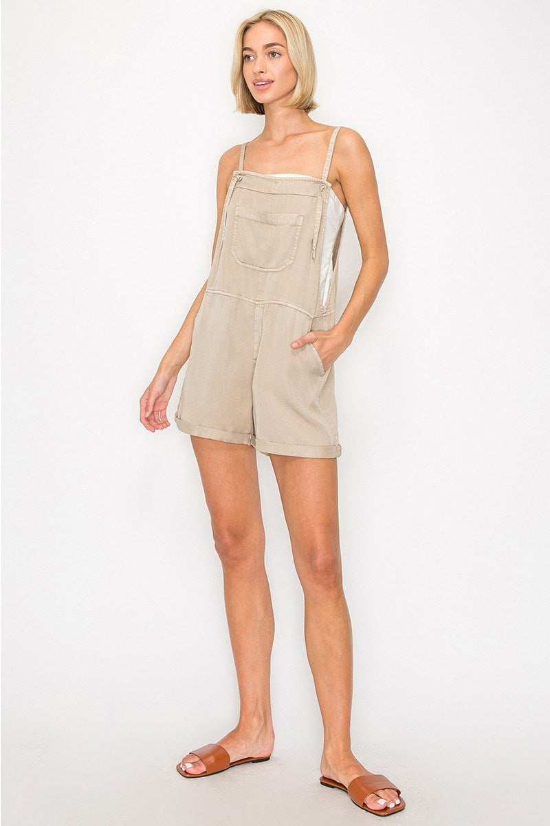 Tencel Shortall in Taupe by Risen