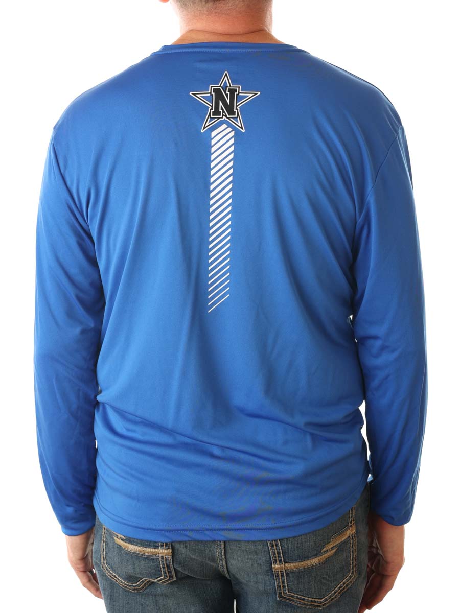 Navasota Rattlers Rising Star Performance LSL Crew T-Shirt Royal