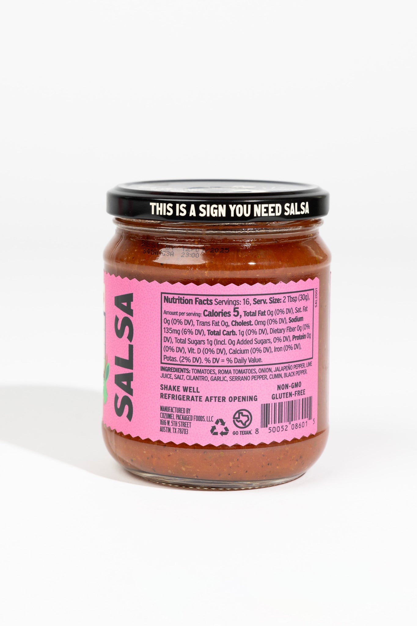 16 oz Salsa - Medium - El Arroyo