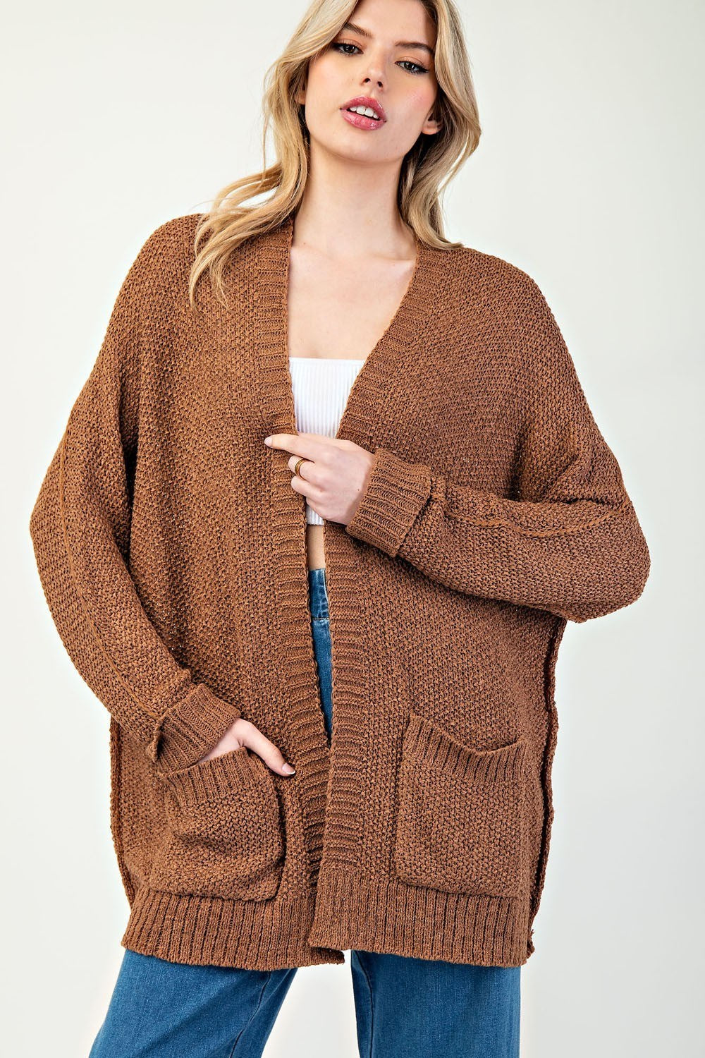 Plus Knit Cardigan by ee:some