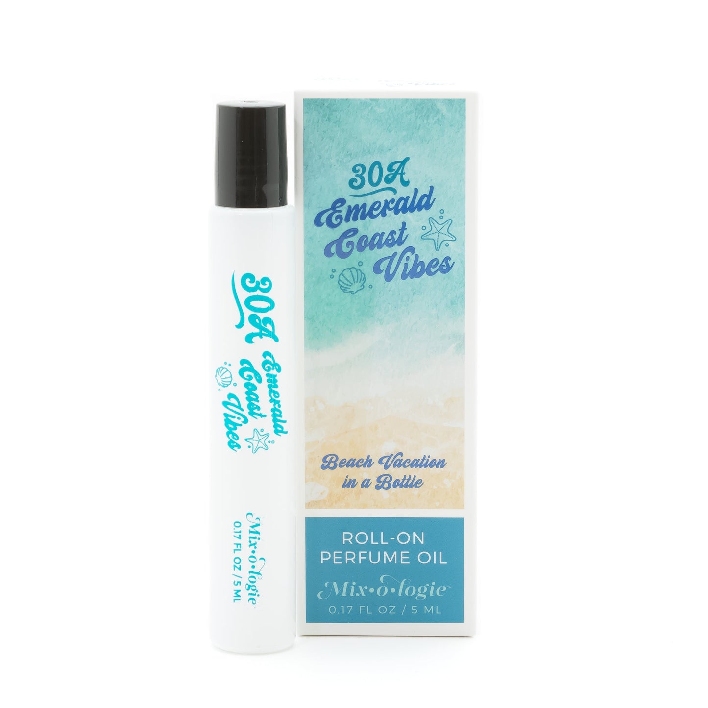30A Emerald Coast Vibes | Rollerball Perfume Oil Roll-On by Mixologie
