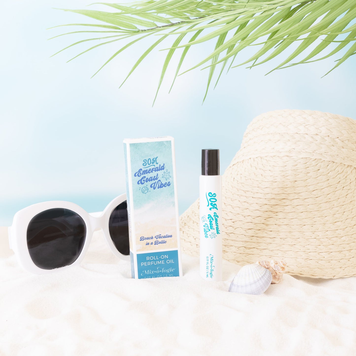 30A Emerald Coast Vibes | Rollerball Perfume Oil Roll-On by Mixologie