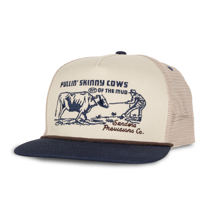 Skinny Cows Hat in Cream/Navy by Sendero Provisions Co