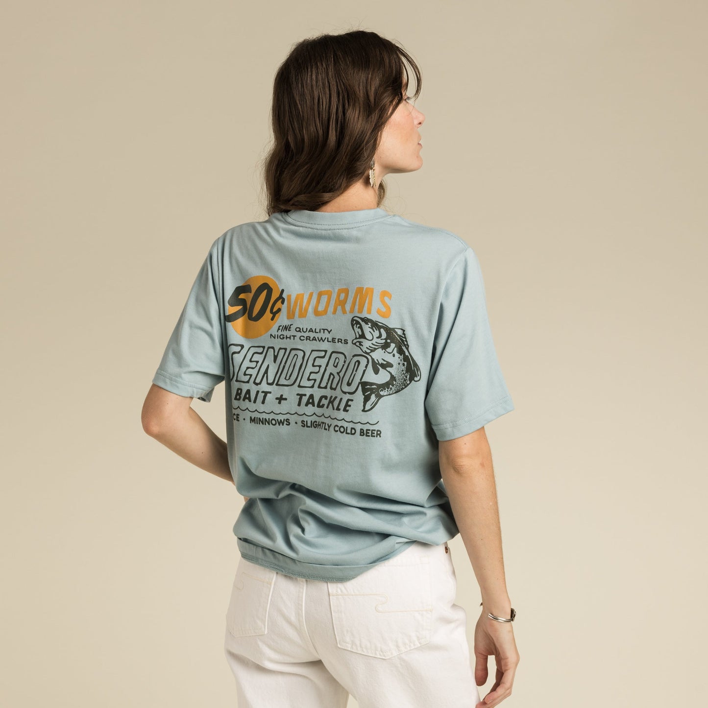 50 Cent Worms T-Shirt in Sterling Blue – Sendero Provisions Co