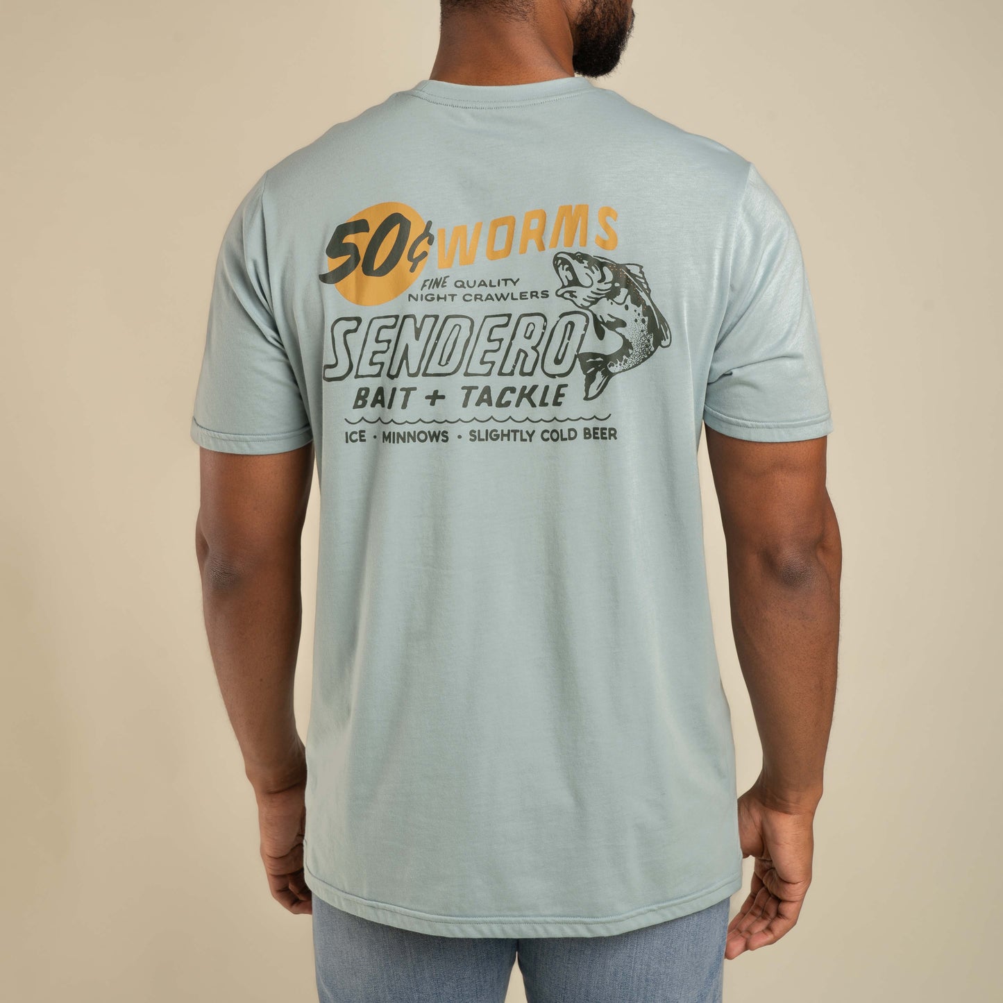 50 Cent Worms T-Shirt in Sterling Blue – Sendero Provisions Co