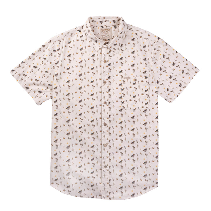 City Slicker Short Sleeve in Oasis White- Sendero Provisions Co