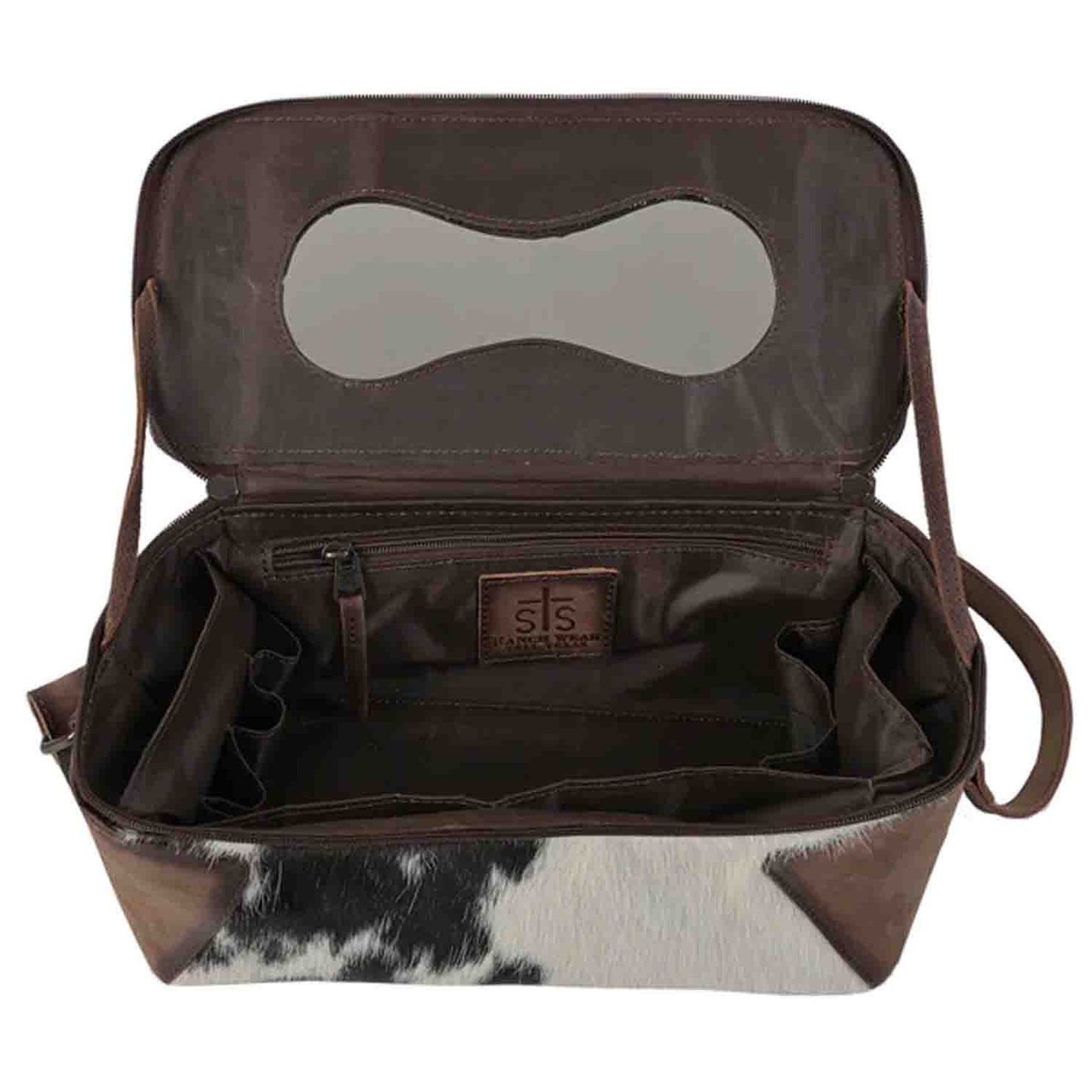 Cowhide Maddi Makeup Carryall by STS Ranchwear