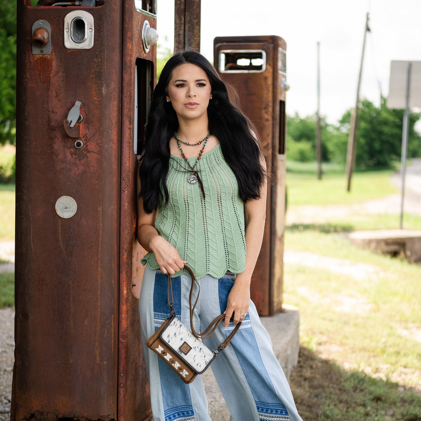 Roswell Cowhide Harper Crossbody by STS Ranchwear