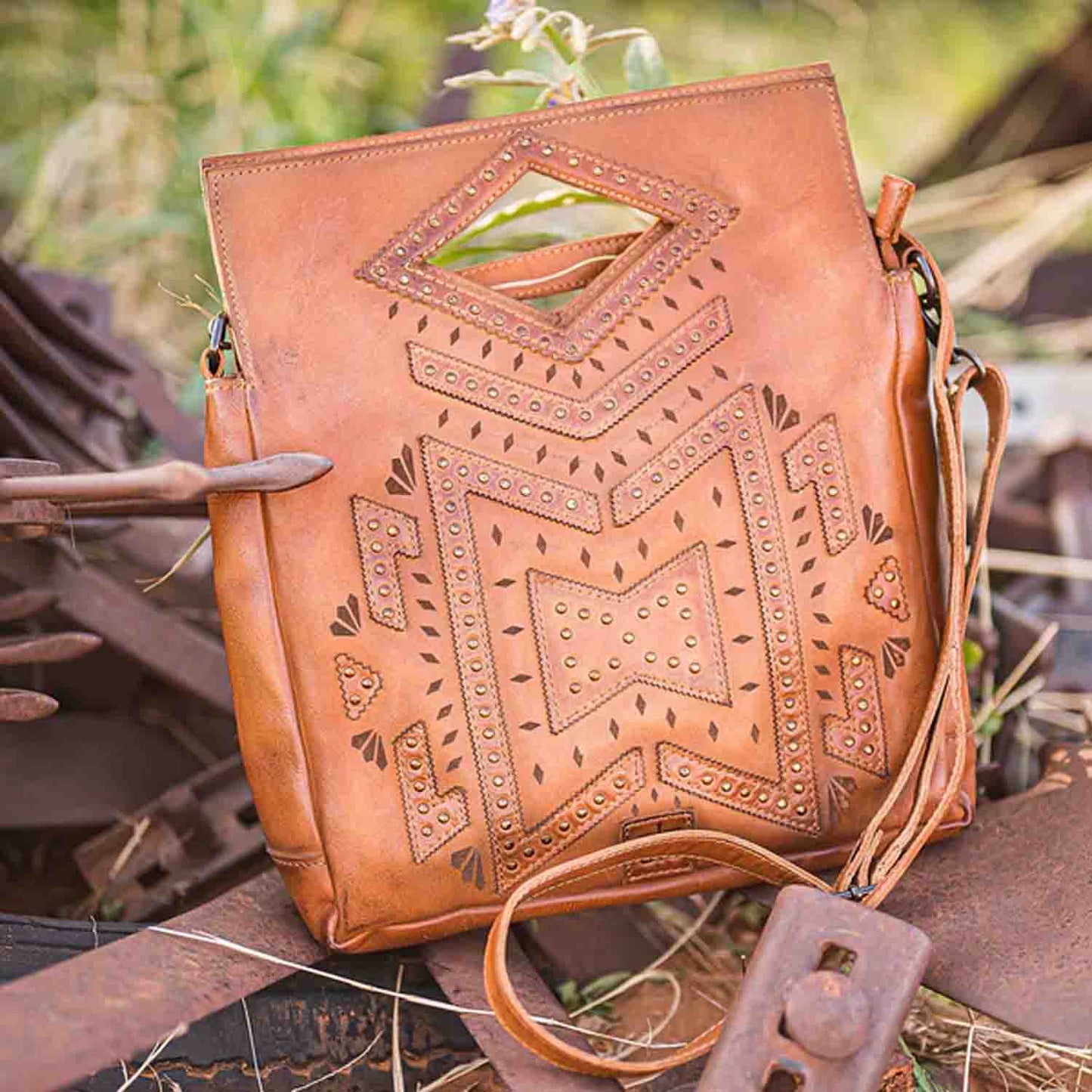 Wayfarer Crossbody in Tan by STS Ranchwear