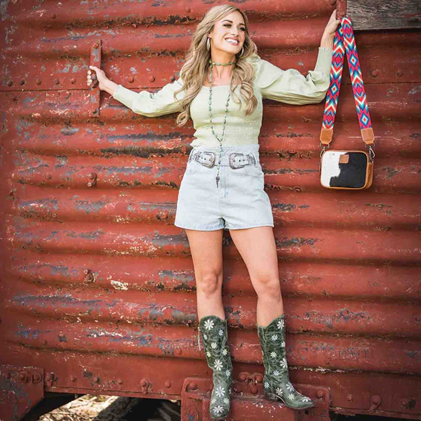 Cowhide Basic Bliss Lucy Crossbody by STS Ranchwear