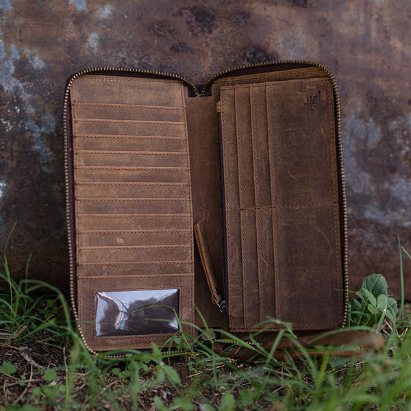 Cowhide Bentley Wallet Tornado by STS Ranchwear