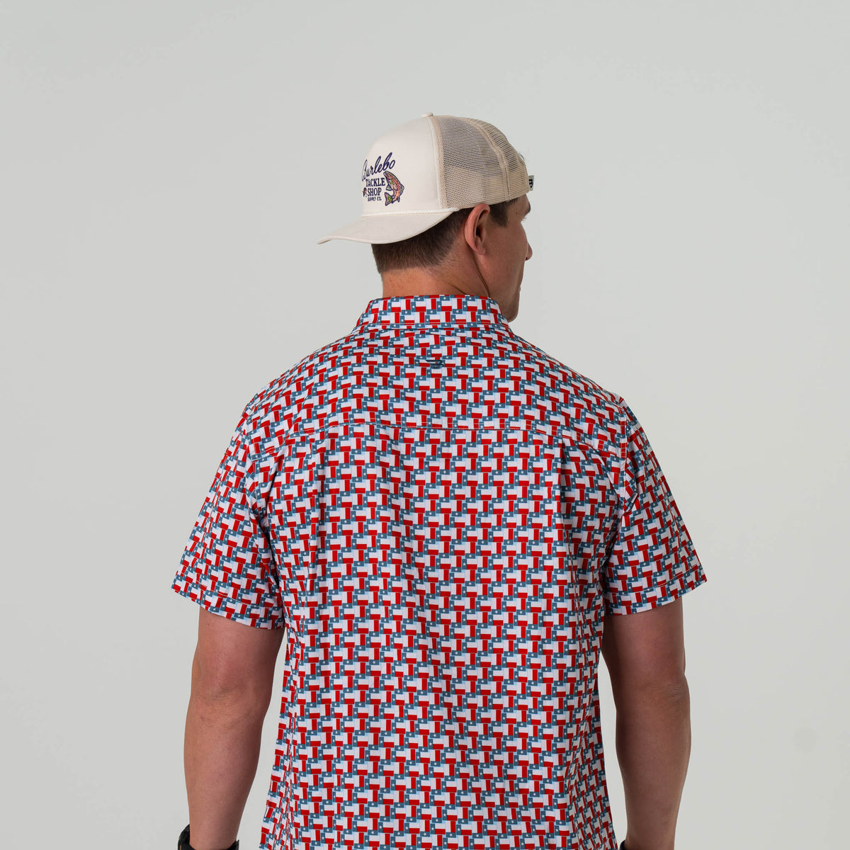 Texas Flag Performance Button Up by Burlebo