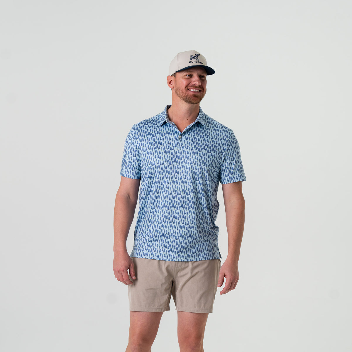 Bluebonnets Performance Polo by Burlebo