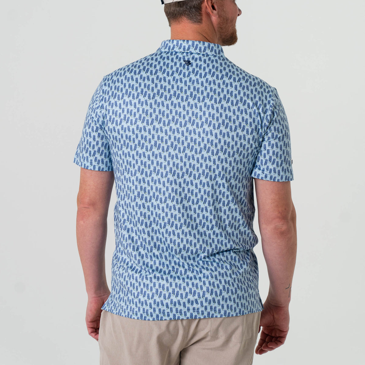 Bluebonnets Performance Polo by Burlebo