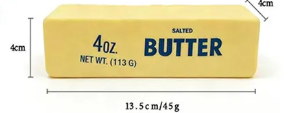 4oz Butter Squishy Toy