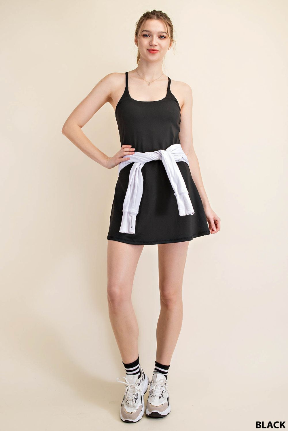 Sporty Dress with Short Leggings