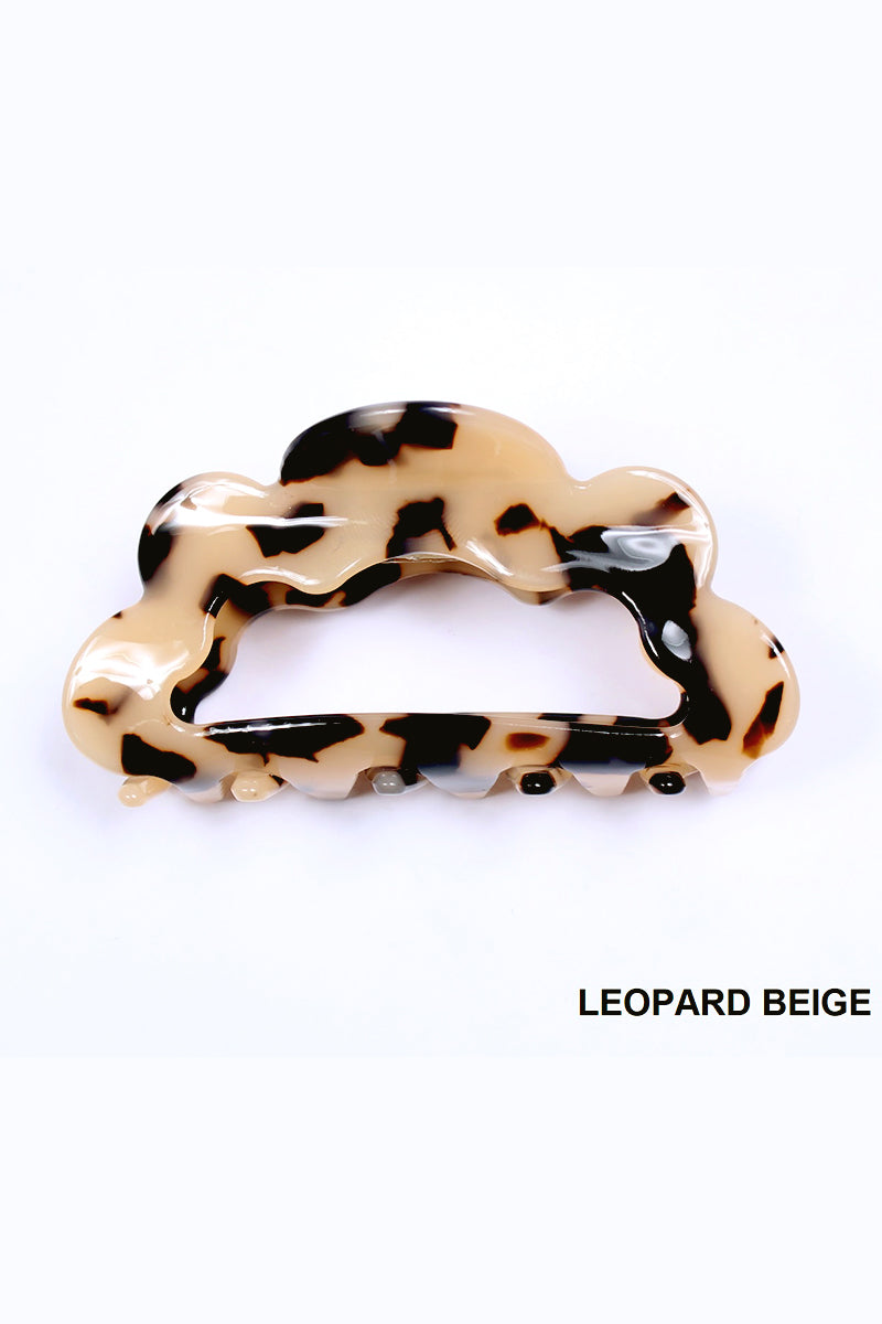 3.5 Inch Cloud Design Hair Claw Clip