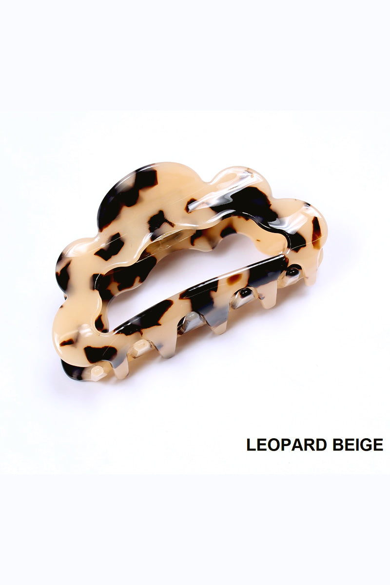 3.5 Inch Cloud Design Hair Claw Clip