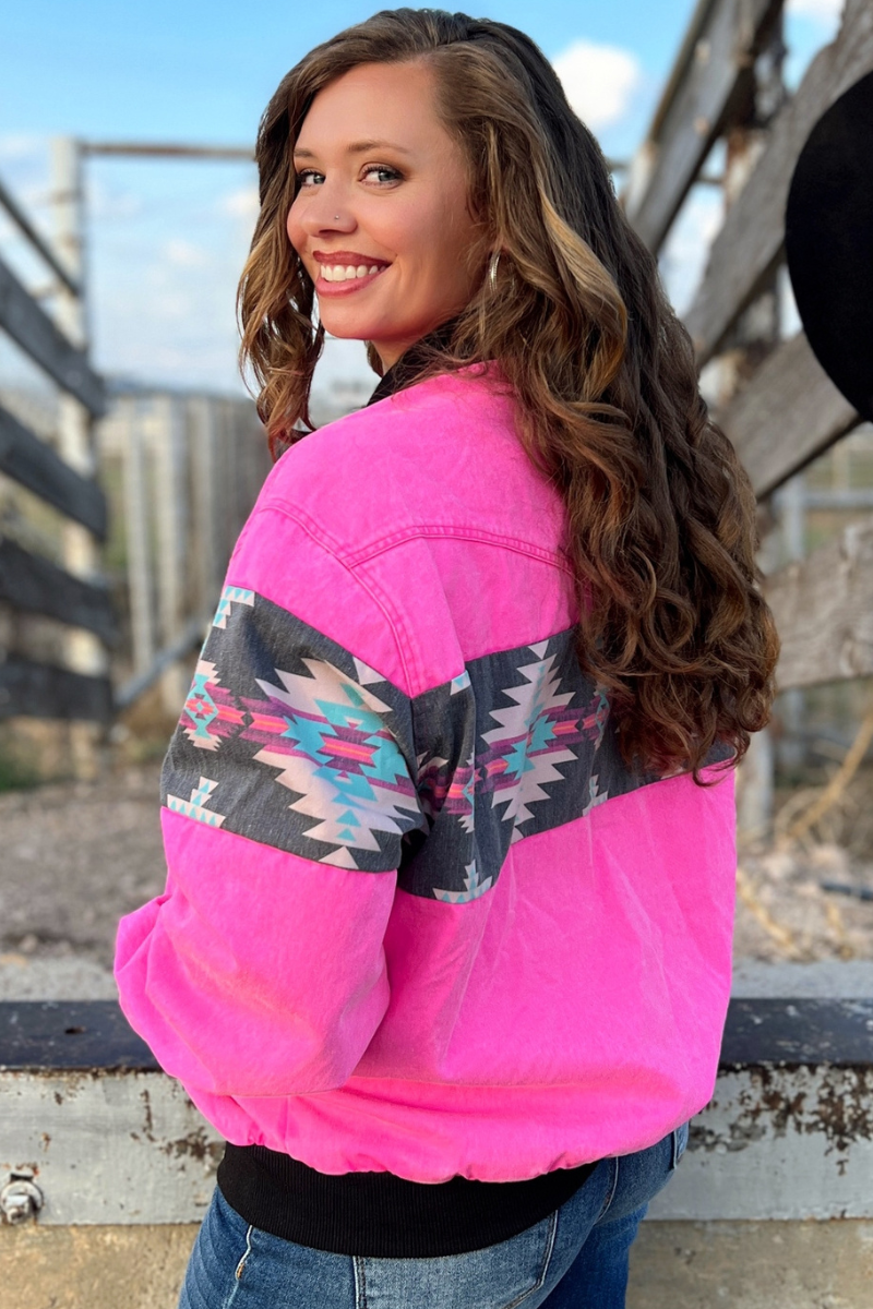 Ninety's Vibes Bomber Jacket by Sterling Kreek