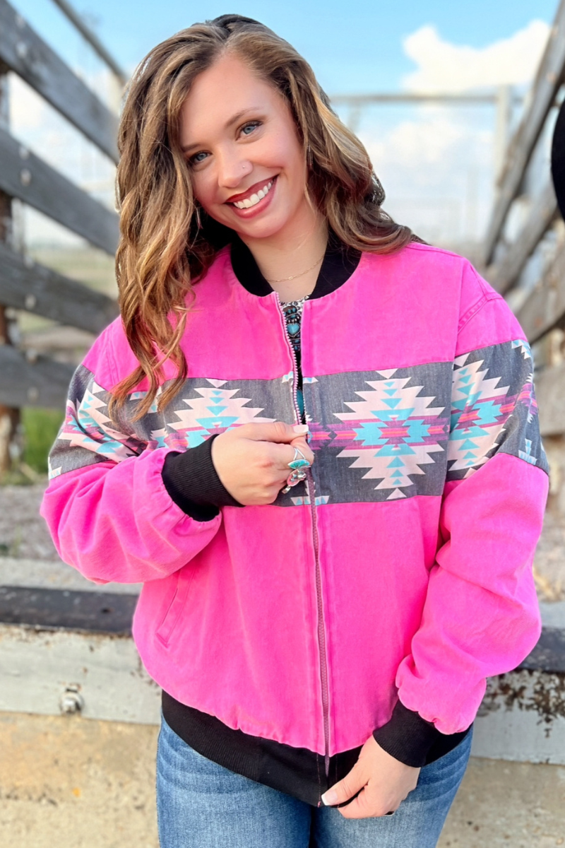 Ninety's Vibes Bomber Jacket by Sterling Kreek