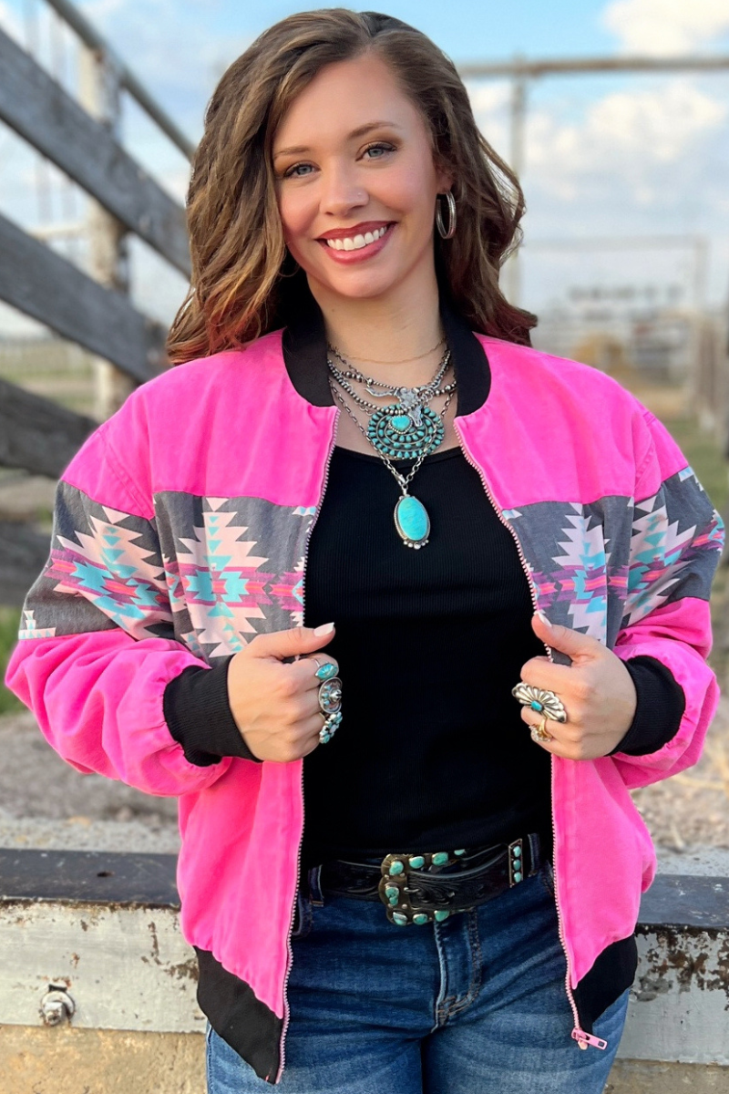 Ninety's Vibes Bomber Jacket by Sterling Kreek