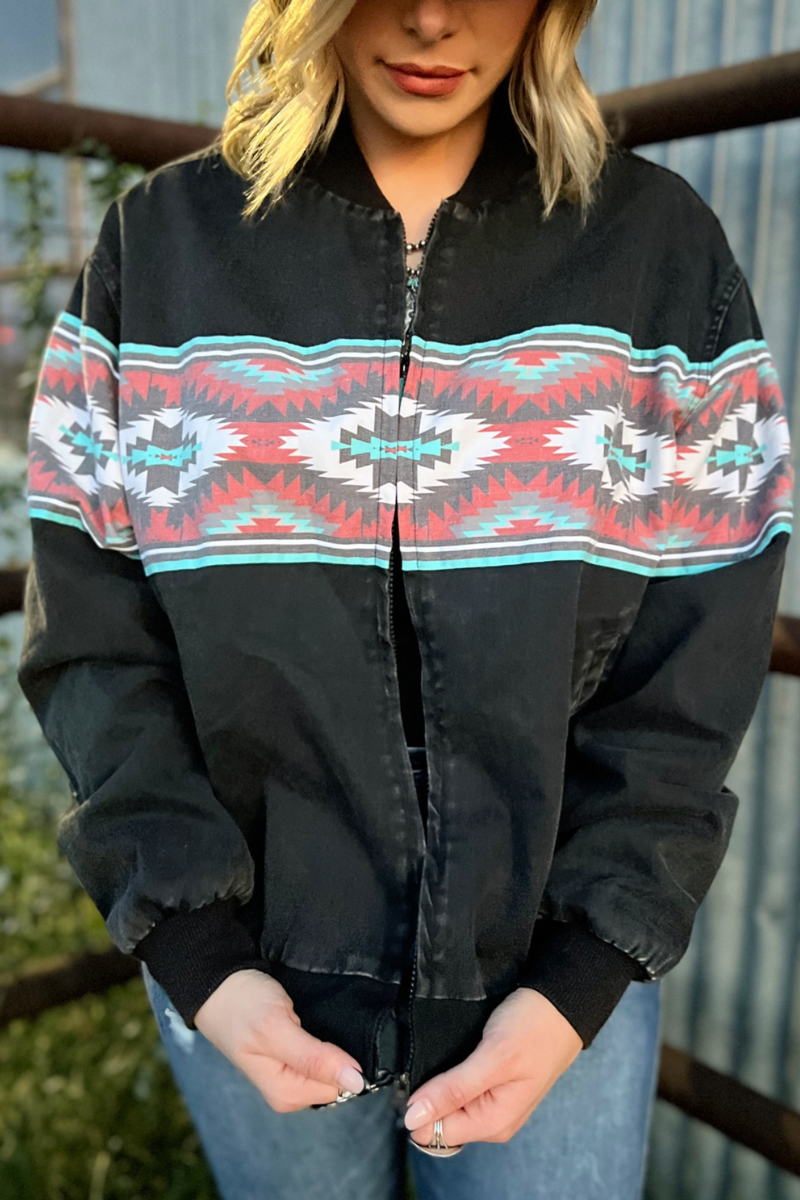 Ninety's Vibes Bomber Jacket by Sterling Kreek