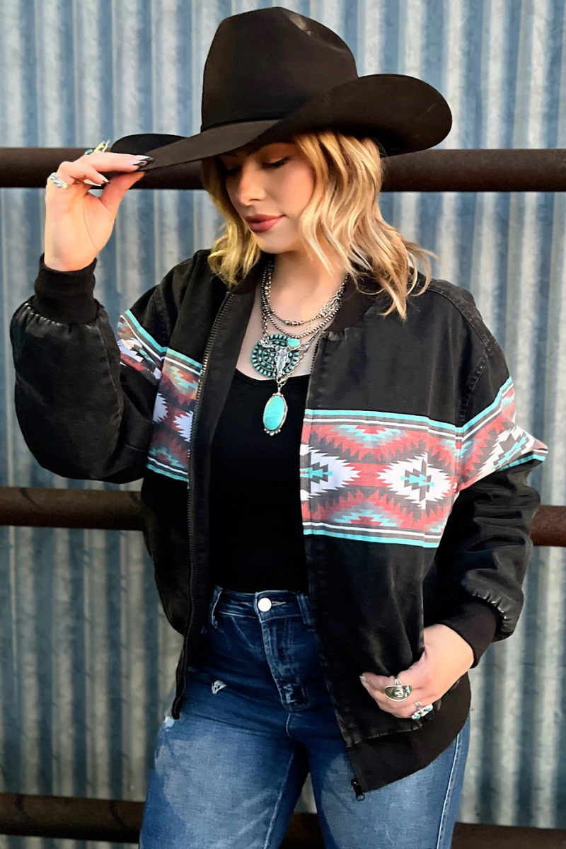Ninety's Vibes Bomber Jacket by Sterling Kreek