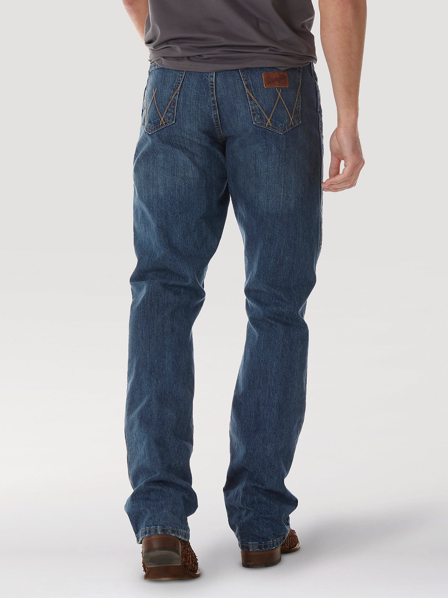 Men's Wrangler Retro® Relaxed Fit Bootcut Jeans in TB Wash by Wrangler®