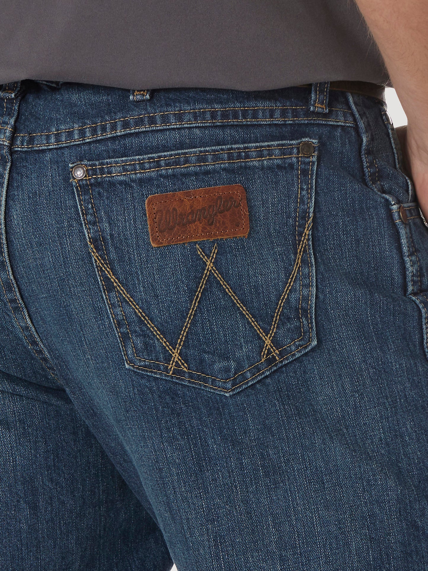 Men's Wrangler Retro® Relaxed Fit Bootcut Jeans in TB Wash by Wrangler®