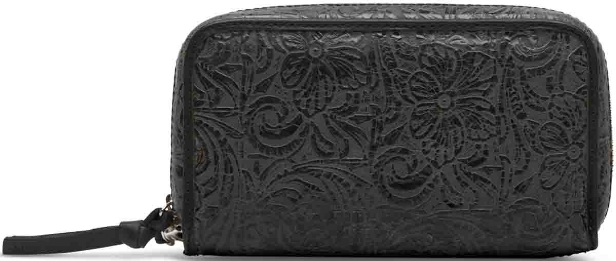 Steely Wristlet Wallet