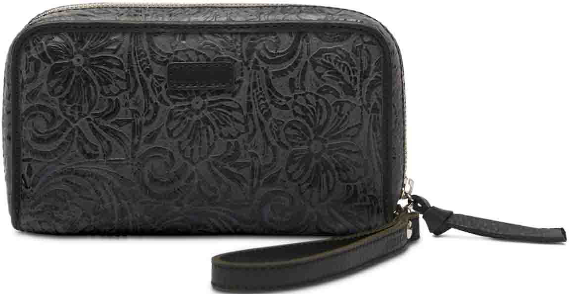 Steely Wristlet Wallet