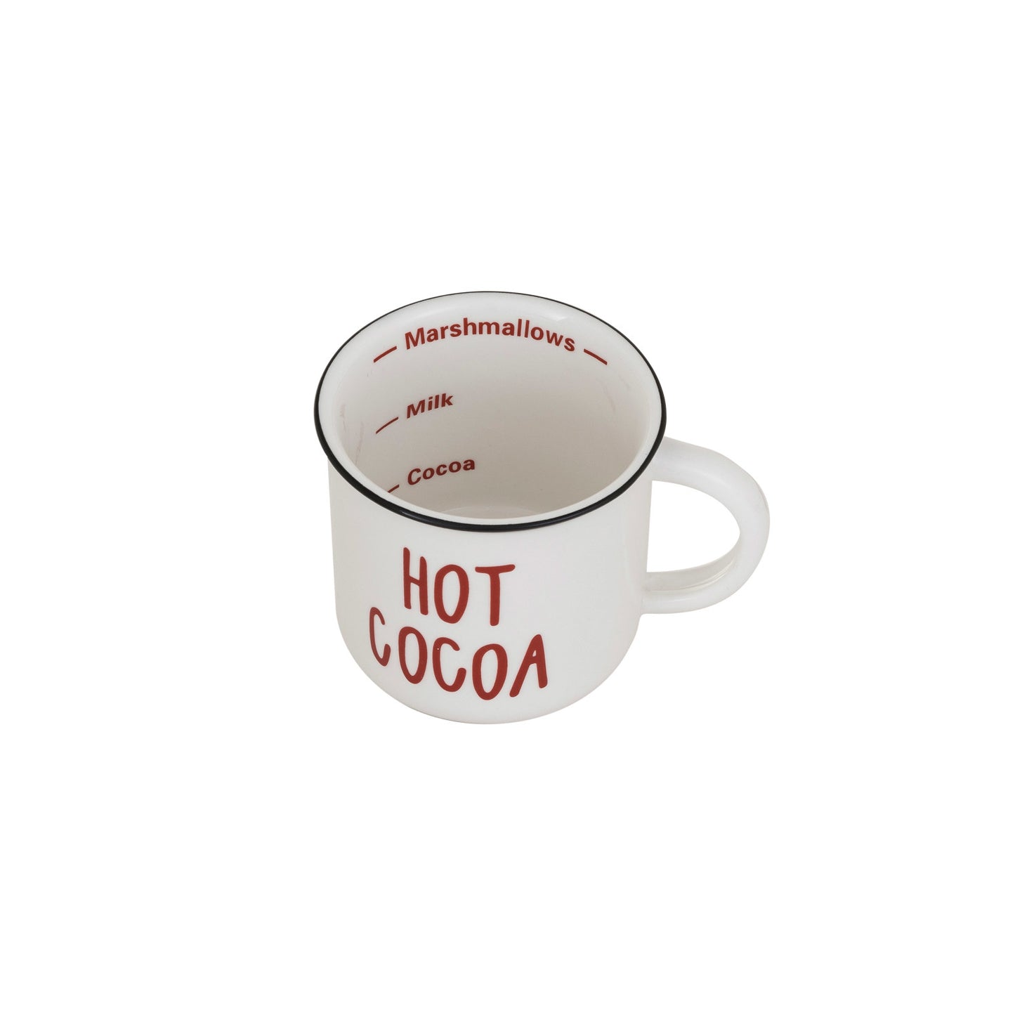 Hot Cocoa 16 oz. Stoneware Mug by Creative Co-Op