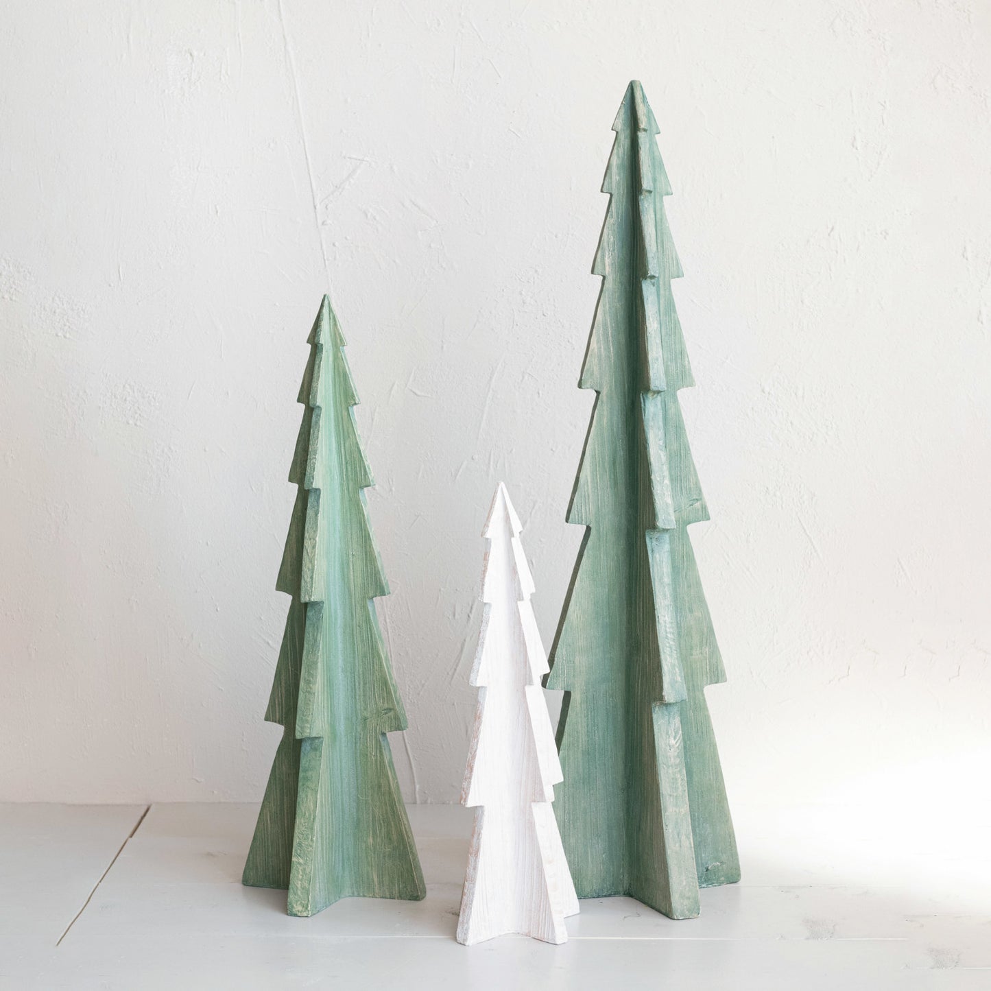 Magnesia Tree, Wood Finish, Green by Creative Co-Op