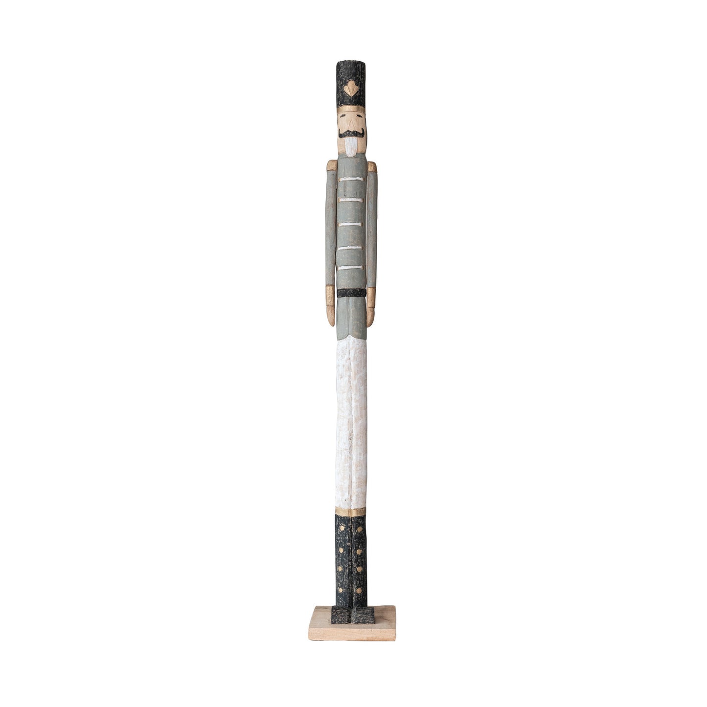 Handmade Mango Wood Nutcracker, Distressed Finish by Creative Co-Op