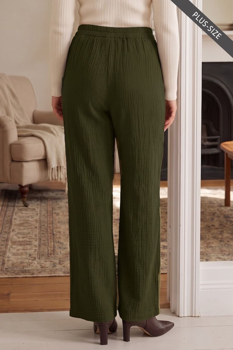 Live In Plus Size Pants by dear scarlett