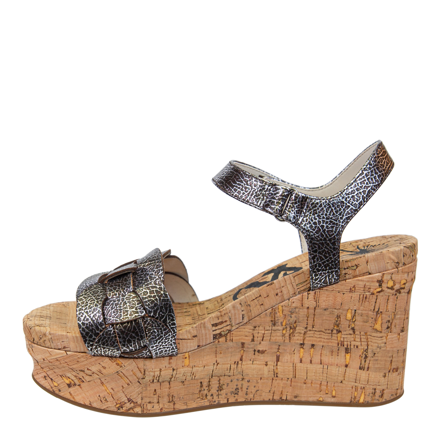 OTBT - CHARLESTON in SILVER Wedge Sandals