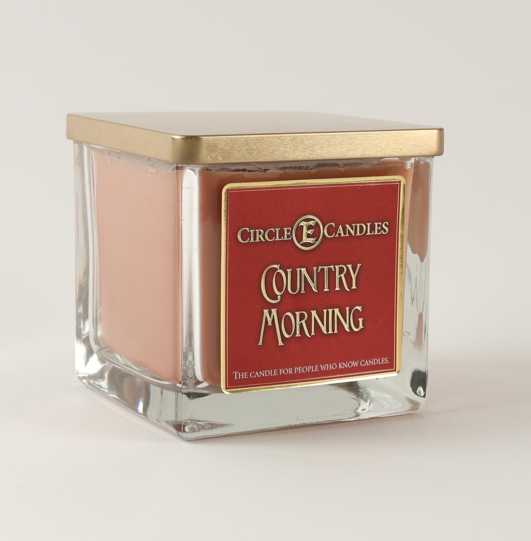 Circle E 22oz Square Jar Candle