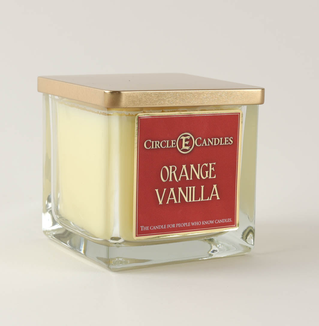 Circle E 22oz Square Jar Candle