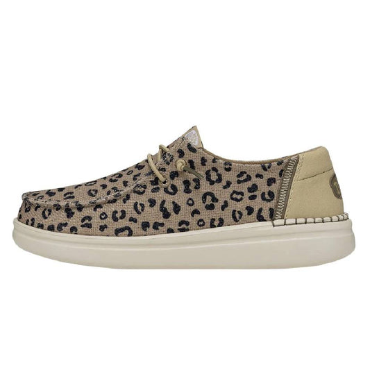 Women's Wendy Rise Leo in Tan/Black by Hey Dude