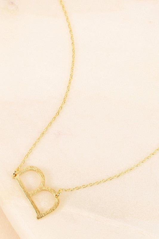 One and Only Initial Necklace