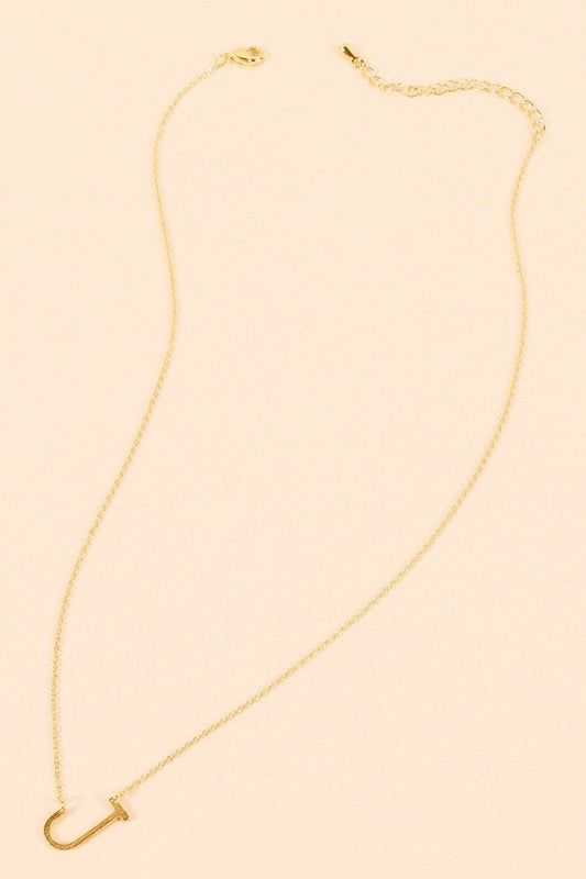 One and Only Initial Necklace