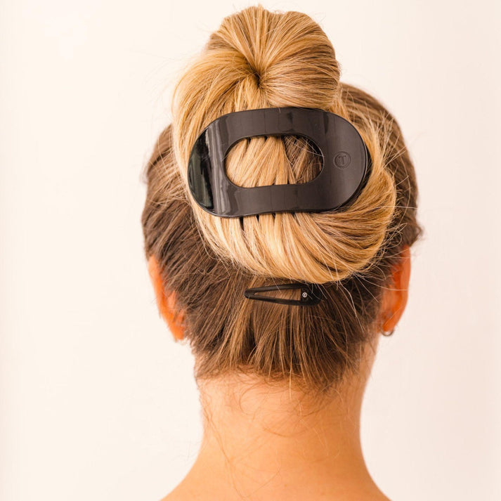 Large Flat Round Hair Clip by Teleties