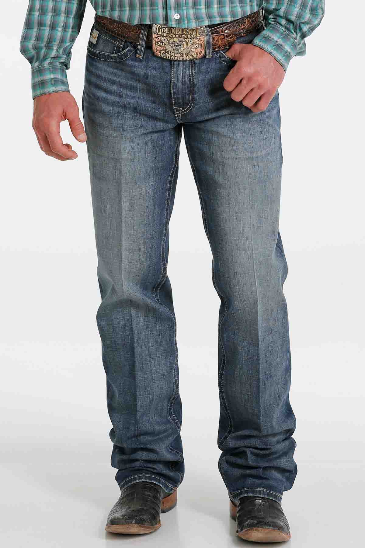 Cinch Men's Relaxed Fit Grant in Dark Stonewash