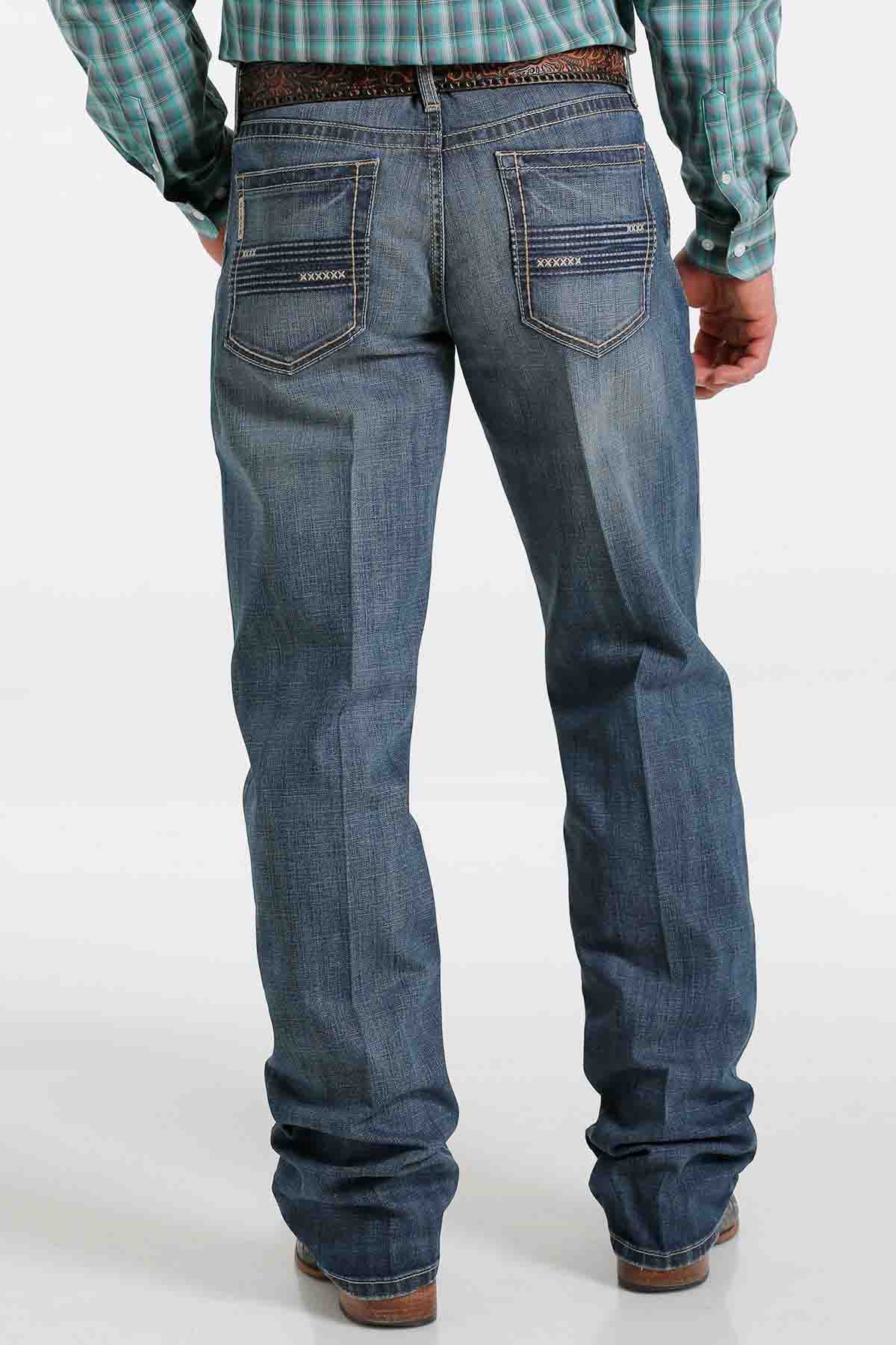 Cinch Men's Relaxed Fit Grant in Dark Stonewash