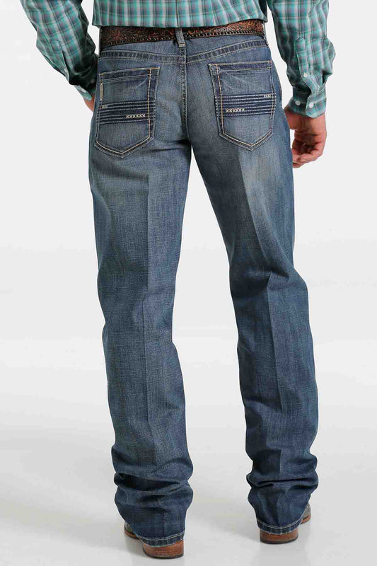 Cinch Men's Relaxed Fit Grant in Dark Stonewash