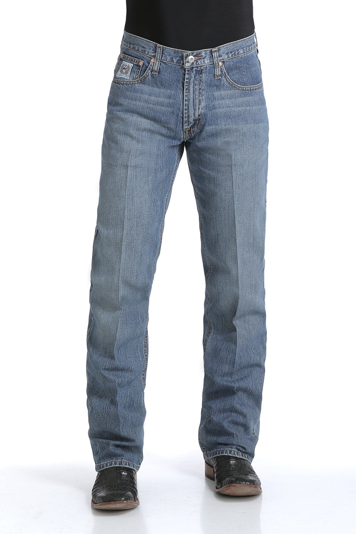 Men's Relaxed Fit White Label Jeans in Medium Stone by Cinch