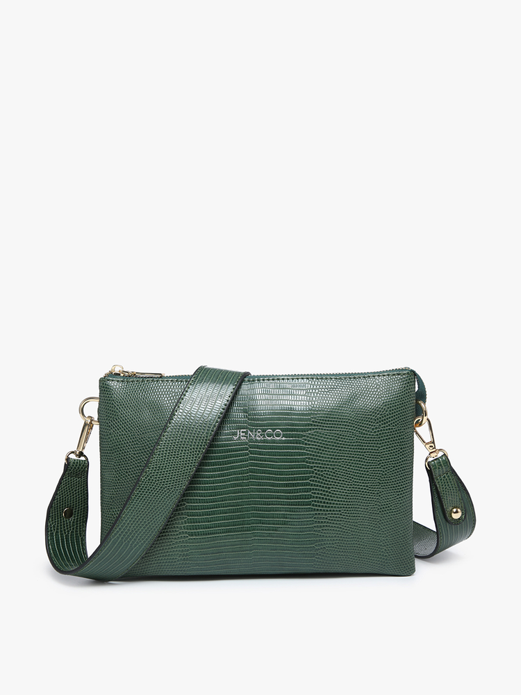 Izzy Lizard Crossbody by Jen & Co